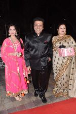 Govinda with wife and Narmada Ahuja at Udita Goswami weds Mohit Suri in Isckon, Mumbai on 29th Jan 2013 (273).JPG